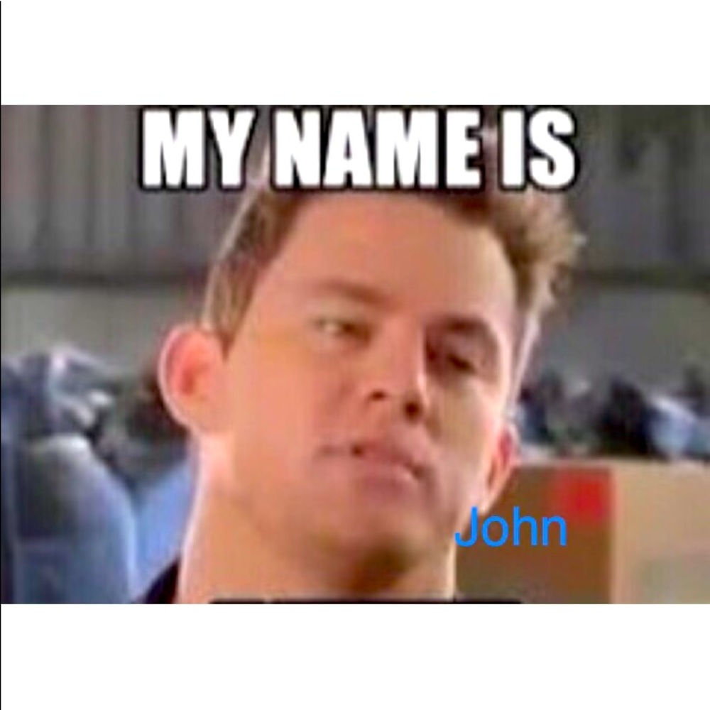 Meet your Posher, John